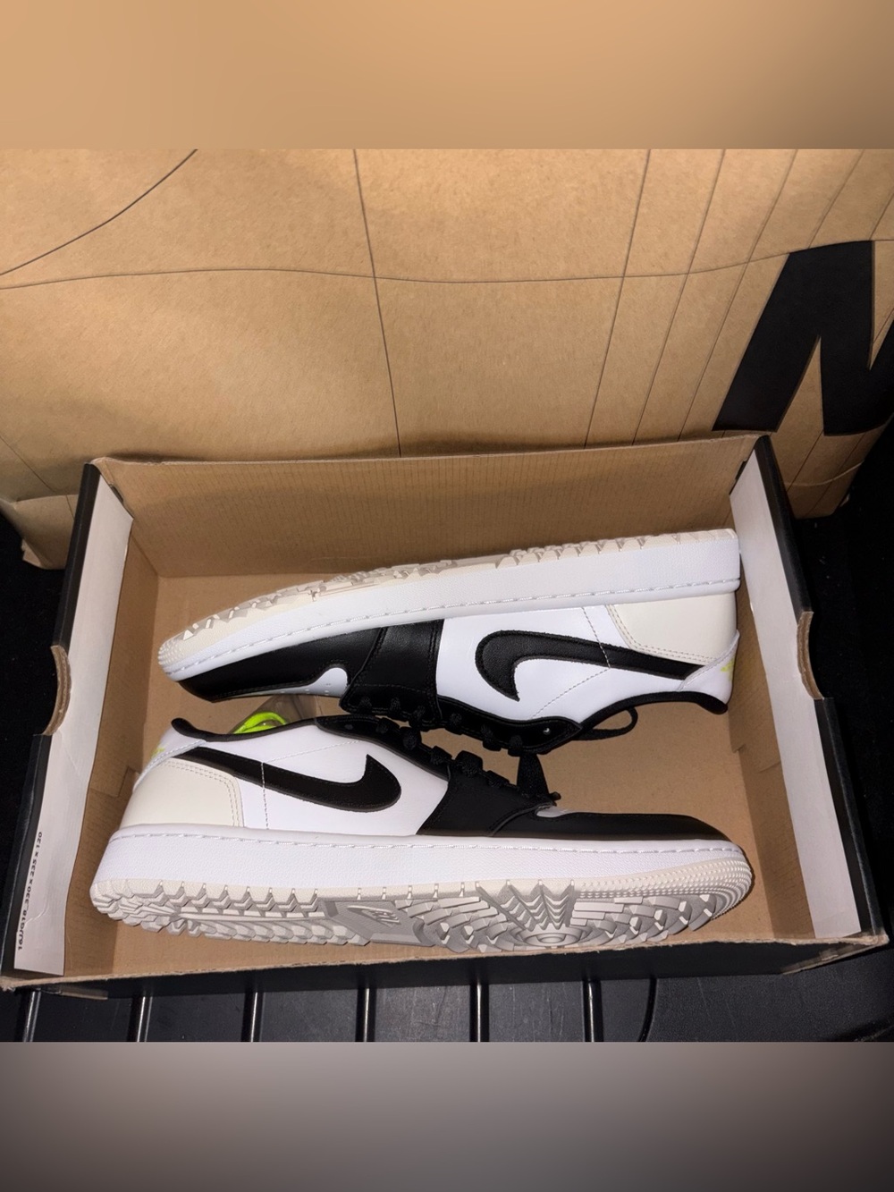 NEW Nike Air Jordan 1 Retro Low Golf Phantom Volt NBY DD9315-108 Men Size 10.5 - Picture 7 of 8